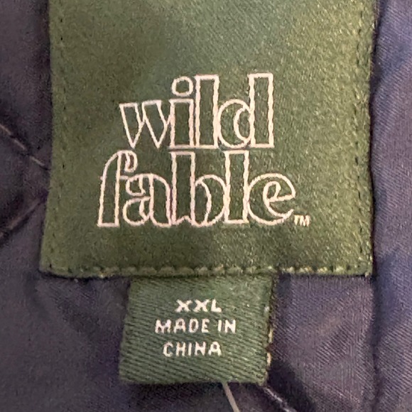 Wild Fable Womens Denim Jacket Blue Contrast Panels Full Zip Size XXL NWT - Picture 3 of 8